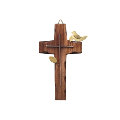 소나무십자가(S)-십자가 새 (비둘기)